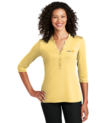 Port Authority Womens UV Choice Pique Henley