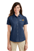 Port & Company Womens Short Sleeve Denim Shirt