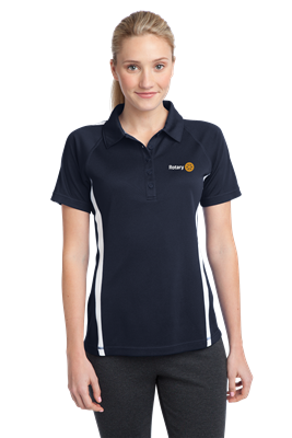 Sport-Tek Womens Micro Mesh Colorblock Polo