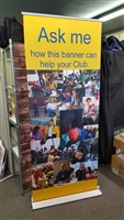 34" Premium Pop Up Banner