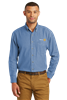 Port & Company Long Sleeve Denim Shirt