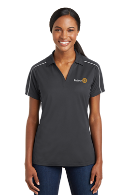 Sport-Tek Womens Micropique Piped Polo