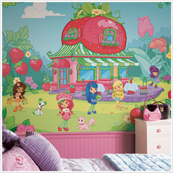 Strawberry Shortcake XL Wallpaper Mural 6' x 10.5'