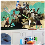 Star Warsâ„¢: The Clone Wars XL Wallpaper Mural 6' x 10.5'