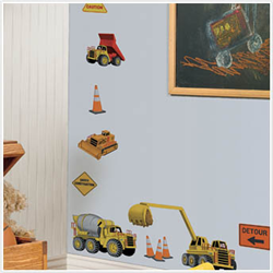 Under Construction Peel & Stick Wall Decals