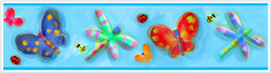 Jelly Bugs Peel & Stick Border