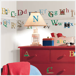 Alphabet Peel & Stick Wall Decals