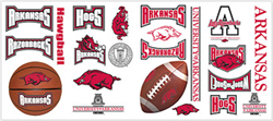 University of Arkansas Peel & Stick Wall Decals