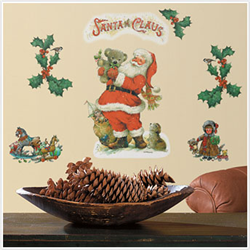 Santa Peel & Stick Wall Decals