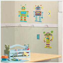 Build Your Own Robot Peel & Stick Wall Decals