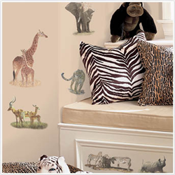 Safari Peel & Stick Wall Decals