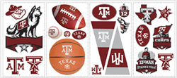 Texas A&M University Peel & Stick Wall Decals