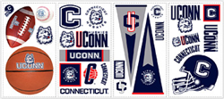University of Connecticut Peel & Stick Wall Decals