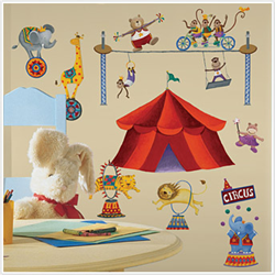 Big Top Circus Peel & Stick Wall Decals