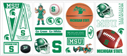 Michigan State University Peel & Stick Wall Decals