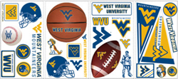 West Virginia University Peel & Stick Wall Decals