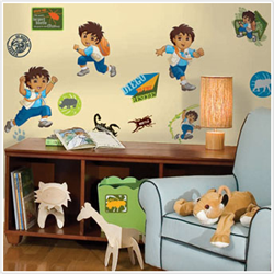 Go Diego Go! Peel & Stick Wall Decals