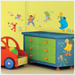 Sesame Street Peel & Stick Wall Decals