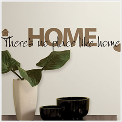 No Place Like Home Peel & Stick Wall Decal