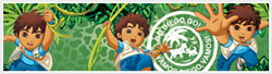 Go Diego Go! Peel & Stick Border