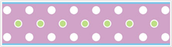 Dot Peel & Stick Border - Purple