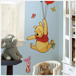 Pooh & Piglet Peel & Stick Giant Wall Decals