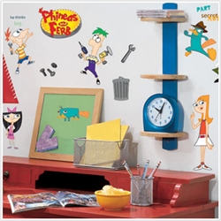 PHineas and Ferb Peel & Stick Wall Decals