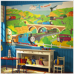 Thomas & Friends XL Wallpaper Mural 6' x 10.5'