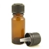 10ml Amber Glass Bottle with dripolator plug and cap