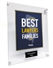 2020 New Jersey's Best Lawyers for Families Acrylic Plaque