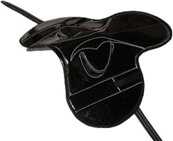 Carbon Fiber Horse Racing Saddle, Extra Small Jockey Saddle