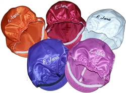 Satin Helmet Cover for Equestrians