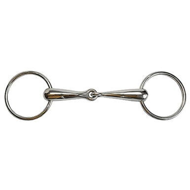 Hollow Mouth Loose Ring Snaffle Bit, 5 inch