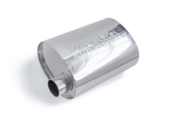 Yonaka T304 Stainless Steel 2.5" Offset Performance Muffler