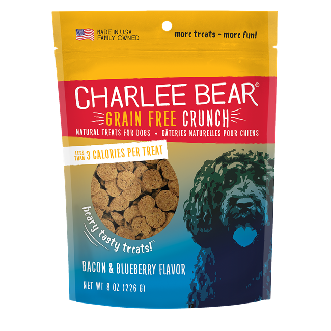 Charlee Bear Grain Free Crunch Bacon & Blueberry