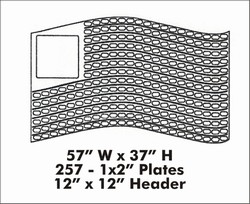 PAT257 Patriot Flag (257 Plates)