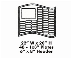 PAT48 Patriot Flag (48 Plates)