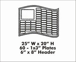 PAT60 Patriot Flag (60 Plates)