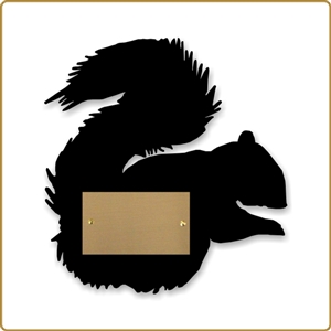 Squirrel Recognition Plaque Accessory