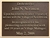 Cast Bronze Plaques