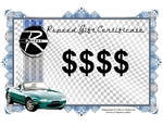 RSpeed Miata Gift Certificate