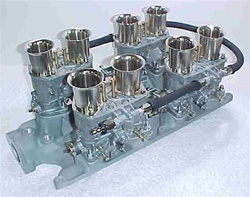 photo of Ford Small Block 44 IDF Weber Conversion from Pierce Manifolds