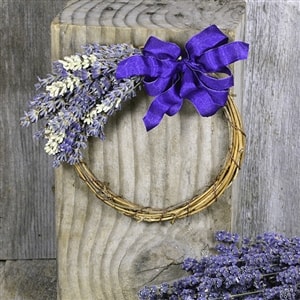 Lavender Wreath - small