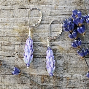 Lavender Earrings - small