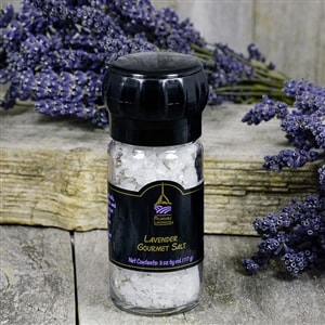 Lavender Gourmet Salt - refillable grinder
