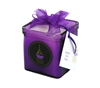 Lavender Glass Cube Candle