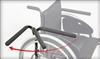 Ki Mobility Rigid Chair Swing Away Armrest | Ki Mobility Armrests