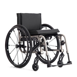 TiLite Custom Folding Wheelchairs |TiLite 2GX Series 2 Folding Wheelchair-Swing Away Front