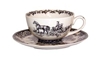 Black Virginia Tea Cup & Saucer | Gettysburg Emporium