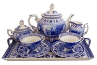 Blue Liberty Tea Set | Gettysburg Emporium